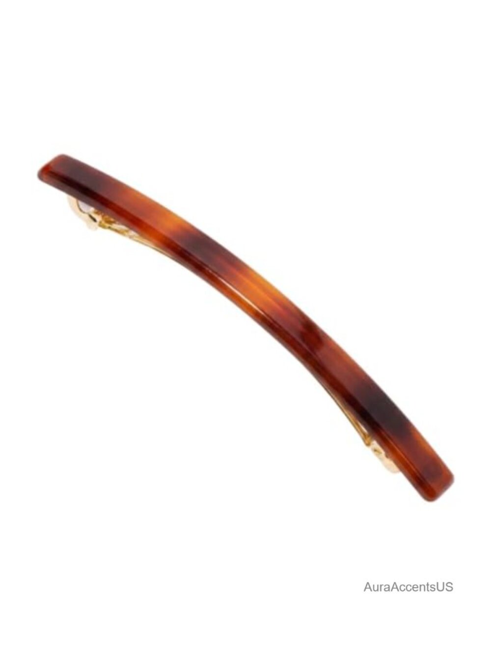 Handcrafted Tortoise Hair Barrette for Thin Hair, Premium Acetate, France Luxe